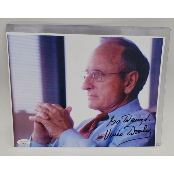 Vince Dooley Signed Photo 8.5"X11" Go Dawgs UGA Georgia Bulldogs JSA COA - Picture 2 of 5